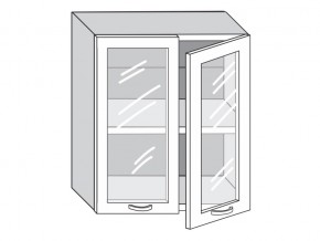 1.60.4 Шкаф настенный (h=720) на 600мм с 2-мя стек.дверцами в Лянторе - lyantor.магазин96.com | фото