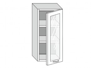 19.40.3 Шкаф настенный (h=913) на 400мм с 1-ой стекл. дверцей в Лянторе - lyantor.магазин96.com | фото