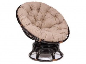 Кресло-качалка Papasan w 23/01 B с подушкой Antique brown, экошерсть Коричневый в Лянторе - lyantor.магазин96.com | фото