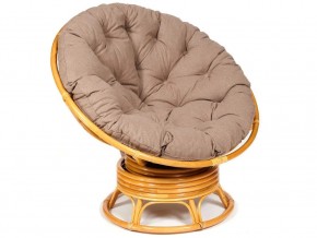 Кресло-качалка Papasan w 23/01 B с подушкой Honey, экошерсть Коричневый в Лянторе - lyantor.магазин96.com | фото