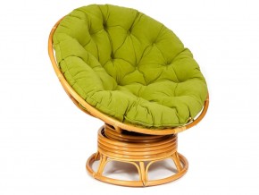 Кресло-качалка Papasan w 23/01 B с подушкой Honey, флок Олива в Лянторе - lyantor.магазин96.com | фото