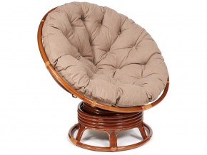 Кресло-качалка Papasan w 23/01 B с подушкой Pecan, экошерсть Коричневый в Лянторе - lyantor.магазин96.com | фото