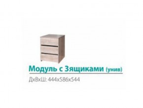 Модуль с 3-мя ящиками (универсальный) в Лянторе - lyantor.магазин96.com | фото