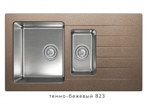 Мойка комбинированная Tolero twist TTS-890 Темно-бежевый 823 в Лянторе - lyantor.магазин96.com | фото