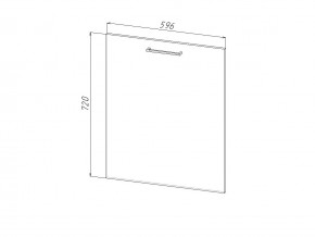 П 60 Комплект для посудомоечной машины 600 мм (цоколь + фасад) ЛДСП в Лянторе - lyantor.магазин96.com | фото